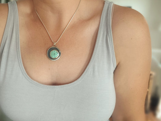 Turquoise Moon pendant