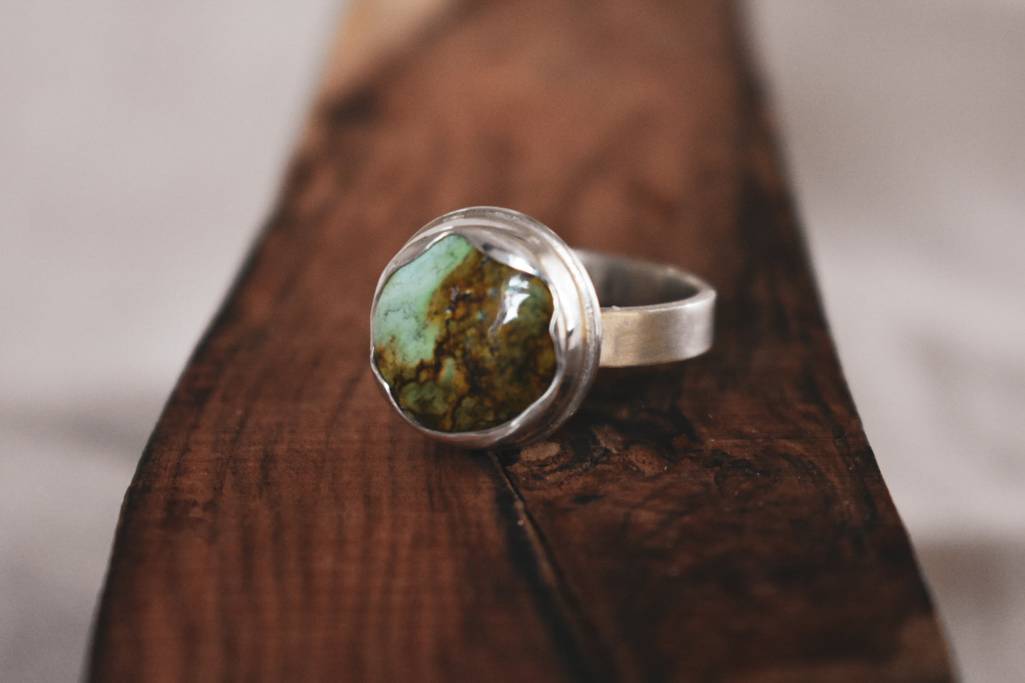 "Sea Moss" Turquoise Ring