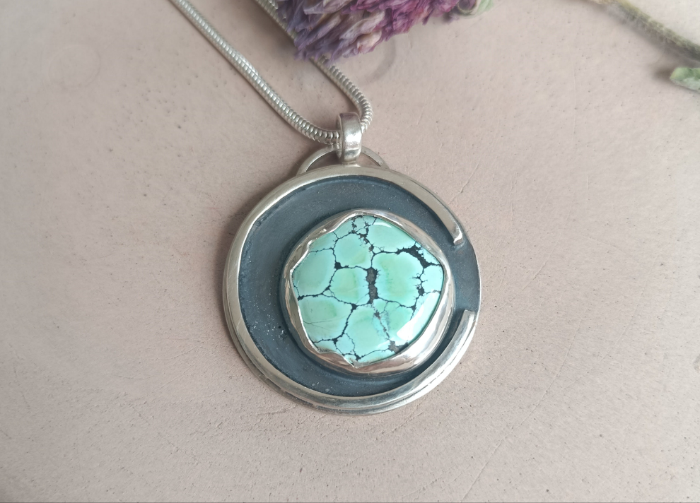 Turquoise Moon pendant