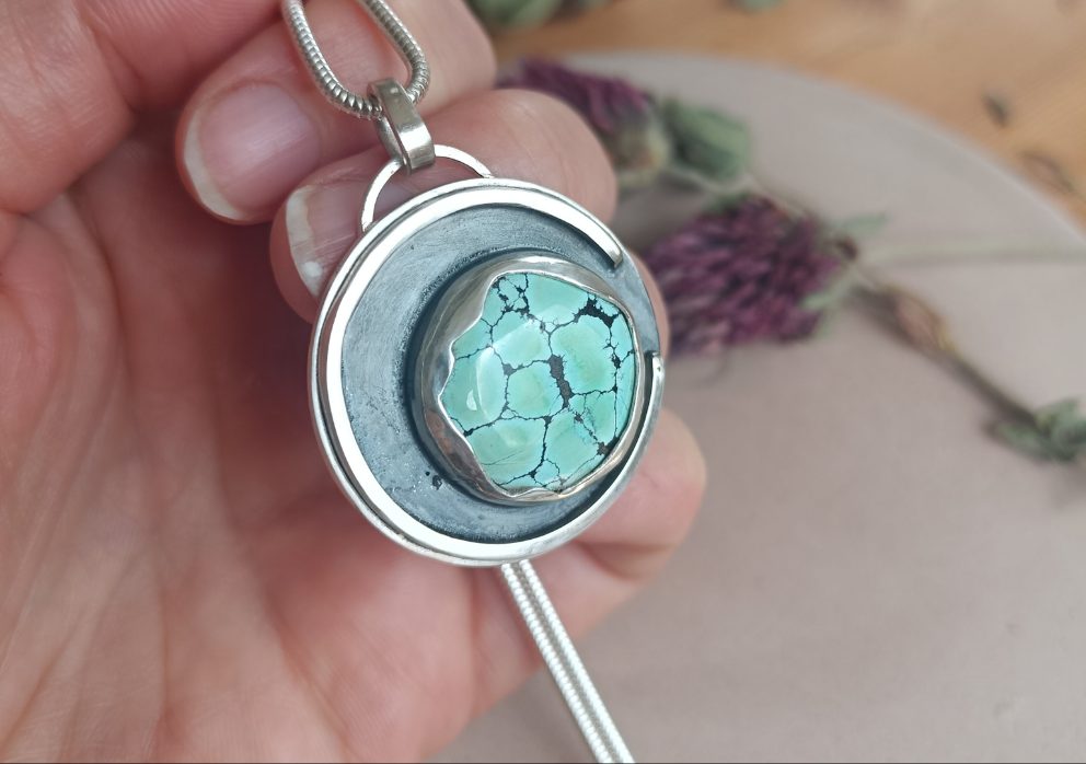 Turquoise Moon pendant