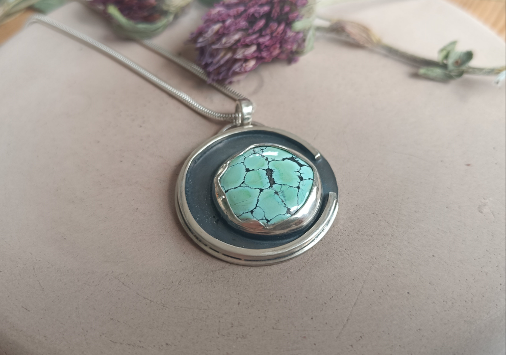 Turquoise Moon pendant