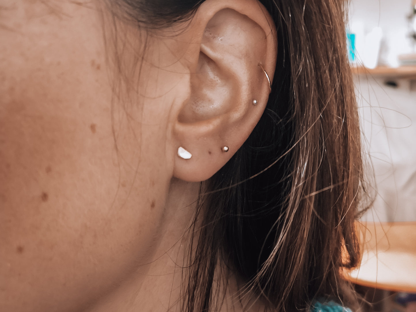 Teeny Tiny Studs, 9ct gold