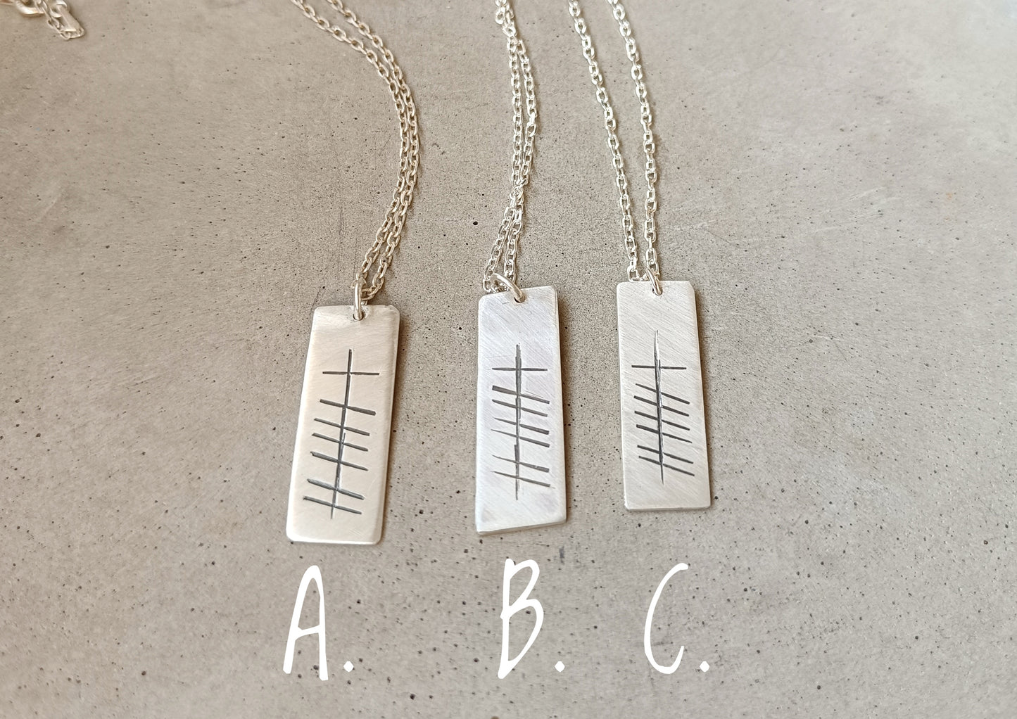 Ogham Grá Necklace