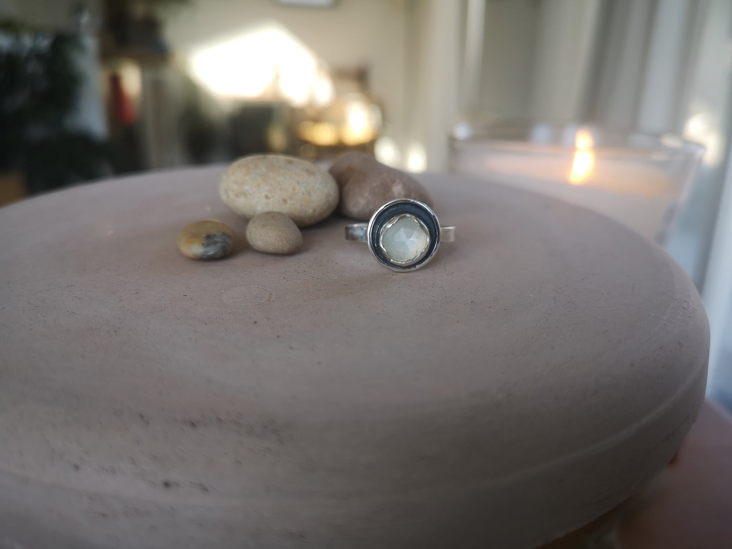 Moonstone Moon Ring #2
