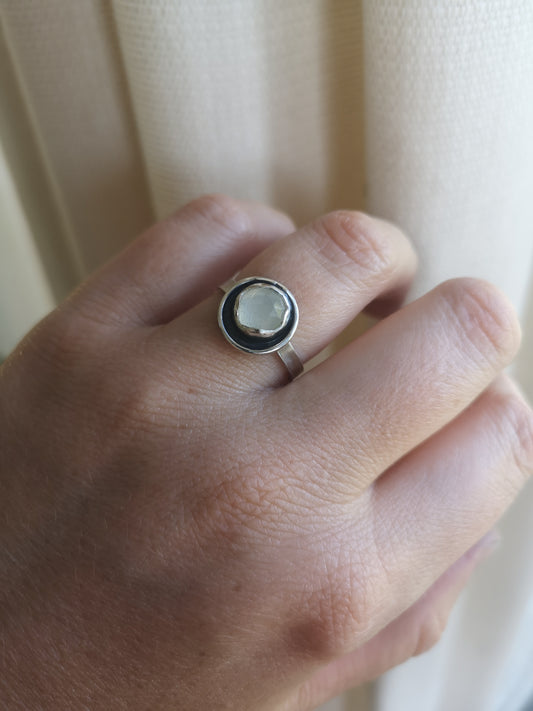 Moonstone Moon Ring #2