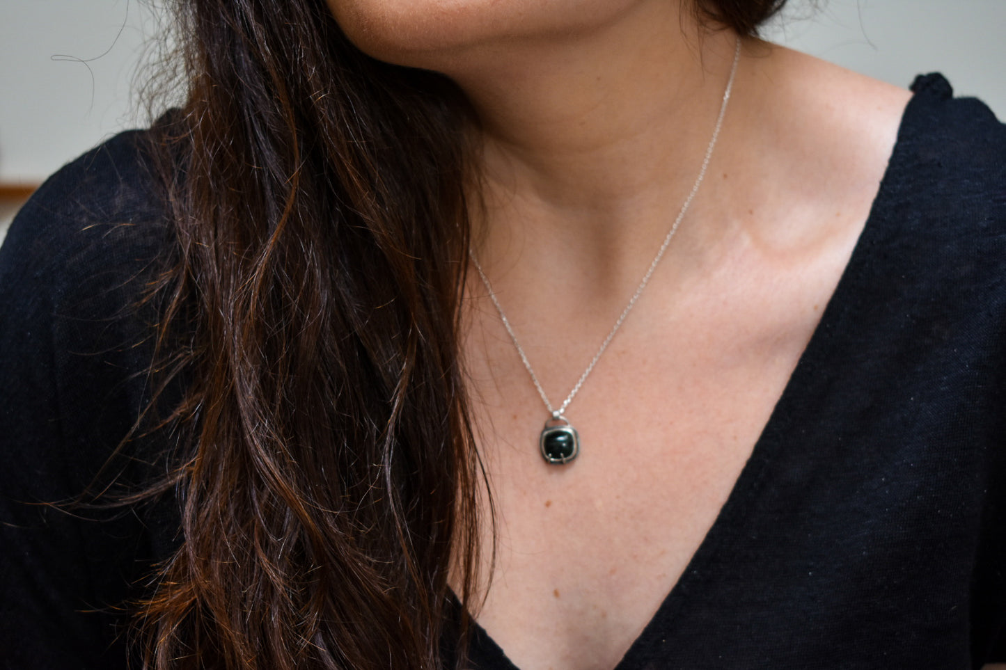Deep Green Jade Pendants