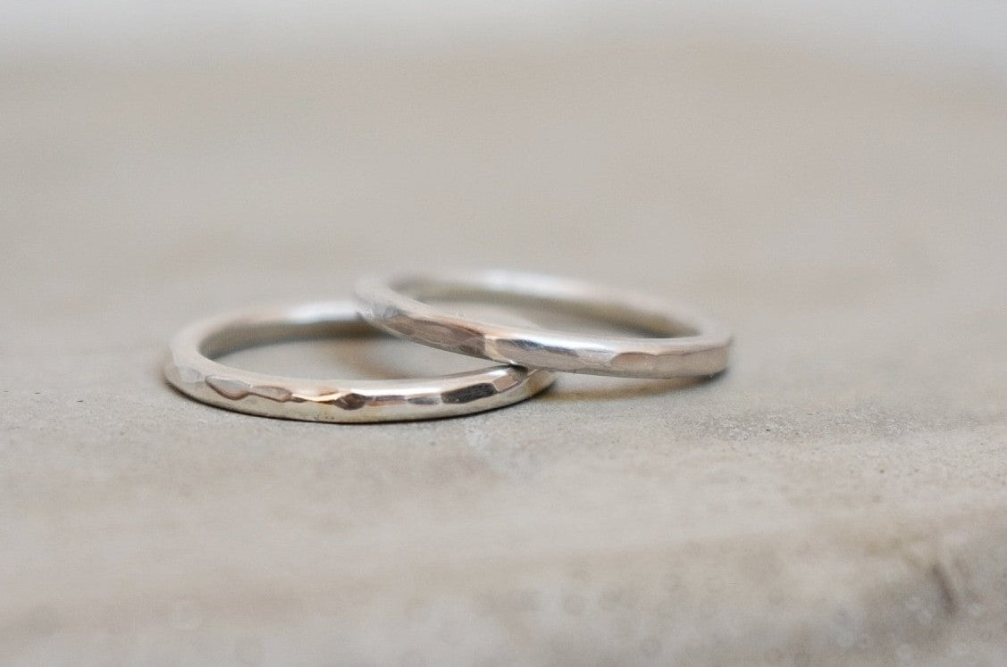 Hammered Ring, Sterling Silver