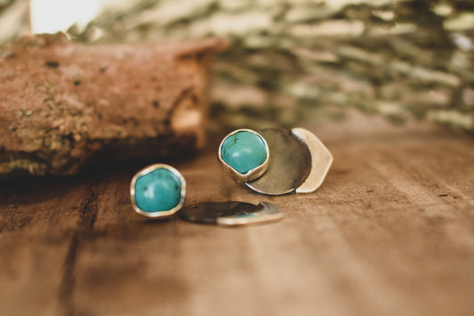 Turquoise Jacket Earrings