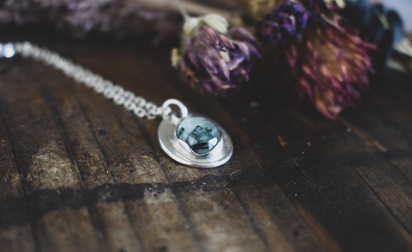 Prehnite Pendant