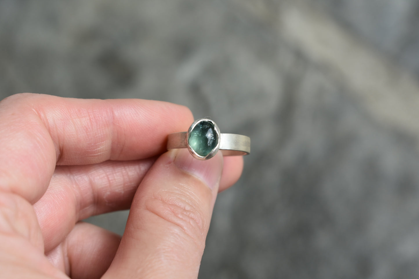 "Clear Pond" Kyanite Ring #1