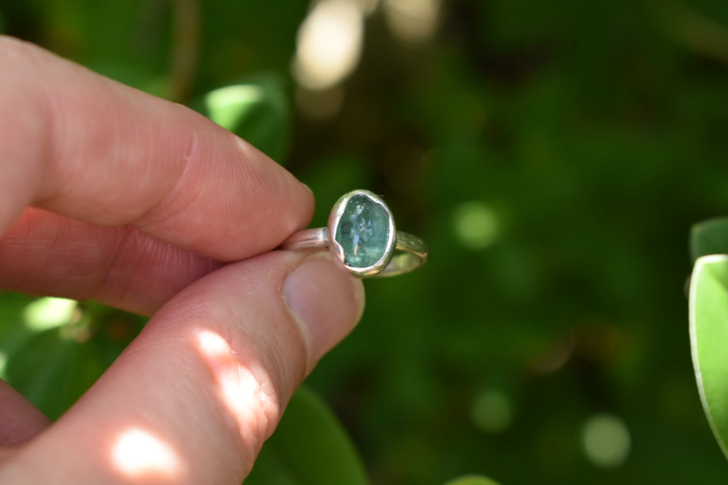 Clear Pond Kyanite Ring #2