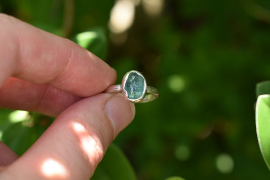 Clear Pond Kyanite Ring #2