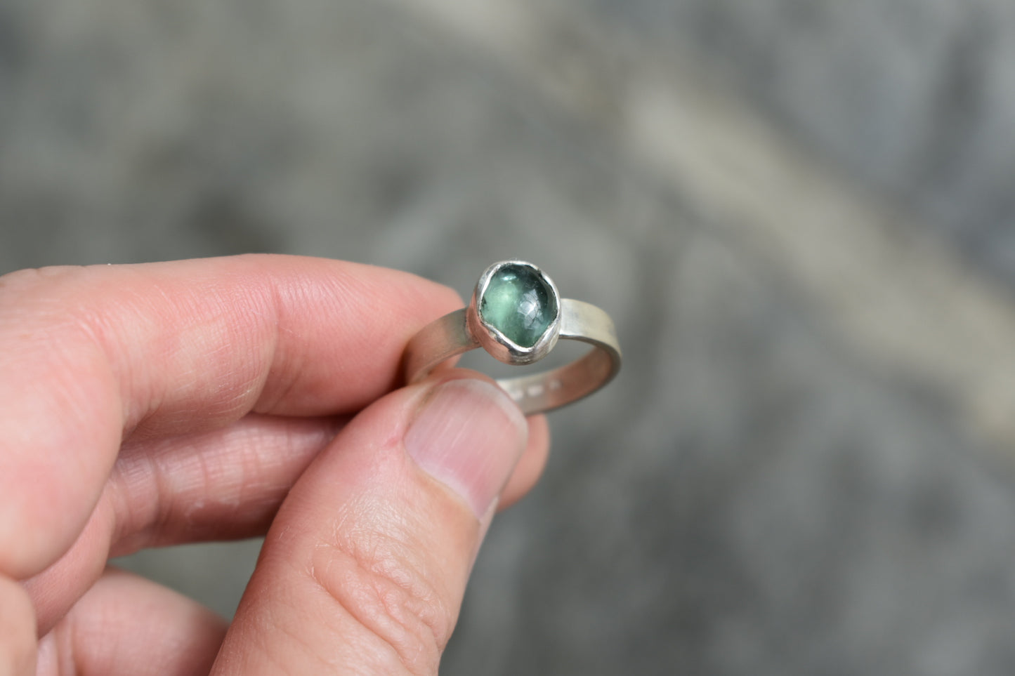 "Clear Pond" Kyanite Ring #1