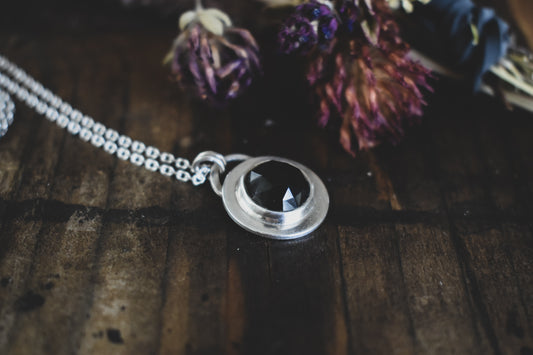 Black Spinel Pendant
