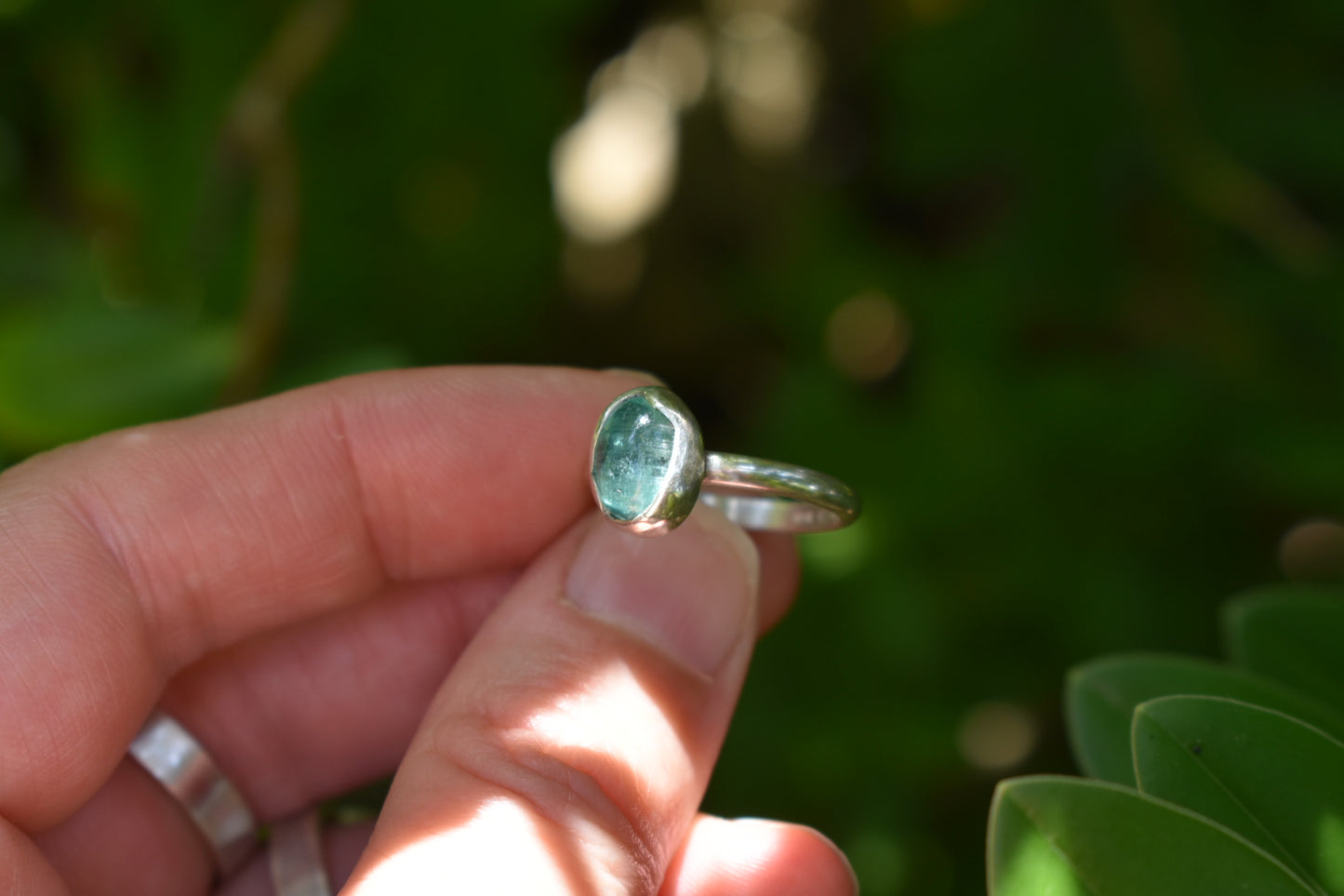 Clear Pond Kyanite Ring #2