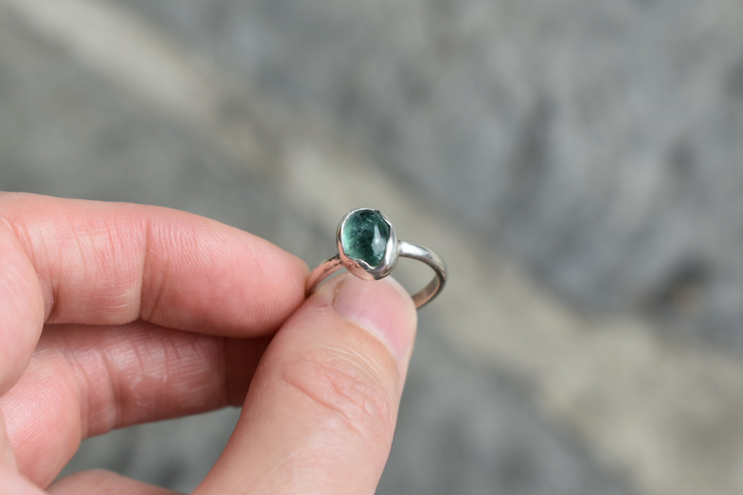 Clear Pond Kyanite Ring #2
