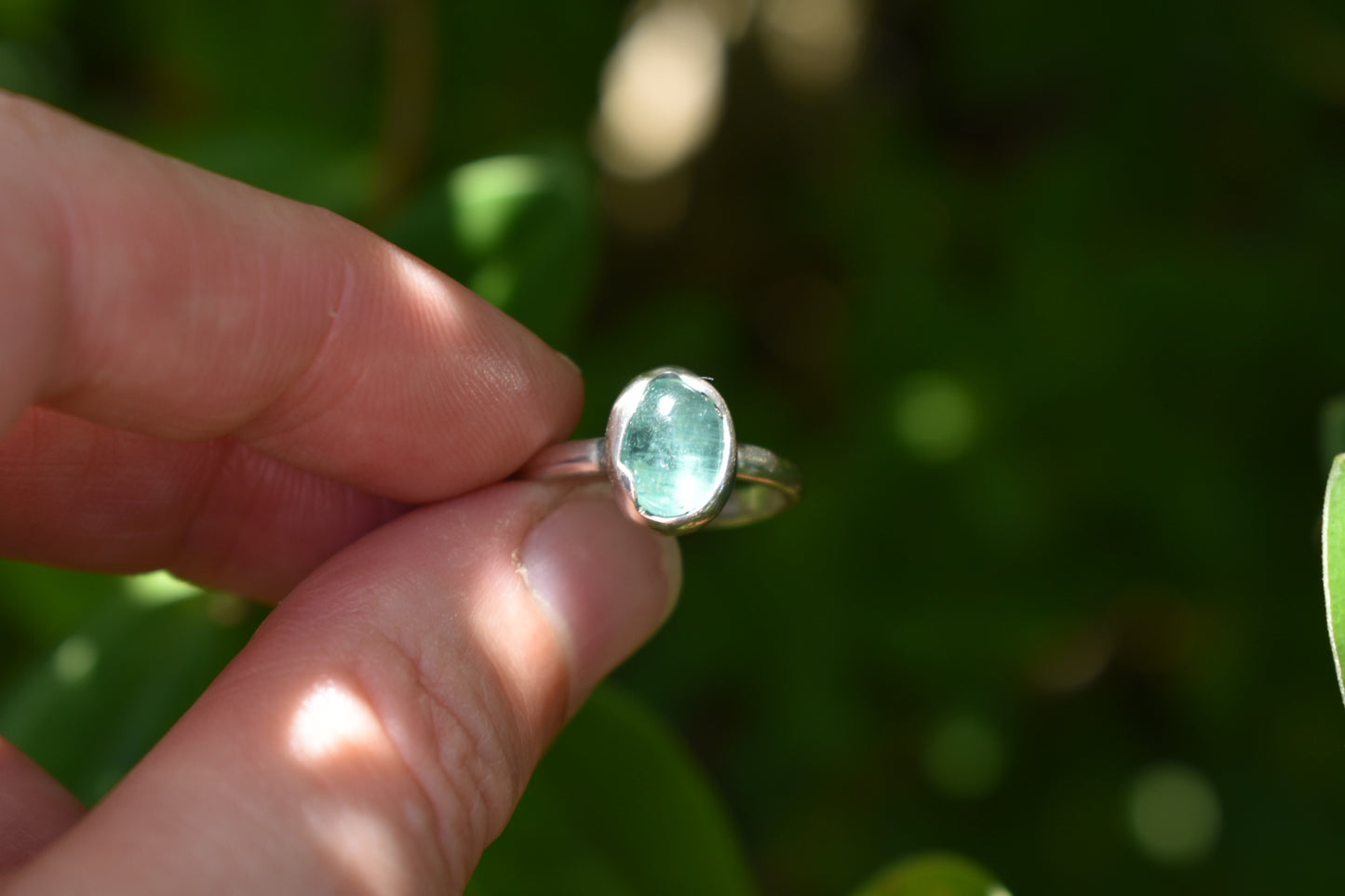 Clear Pond Kyanite Ring #2