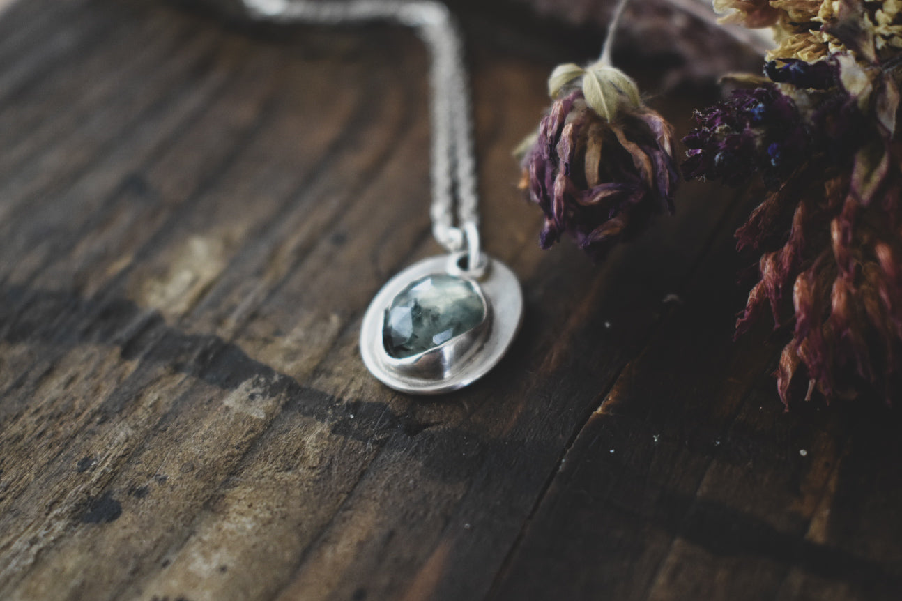 Prehnite Pendant