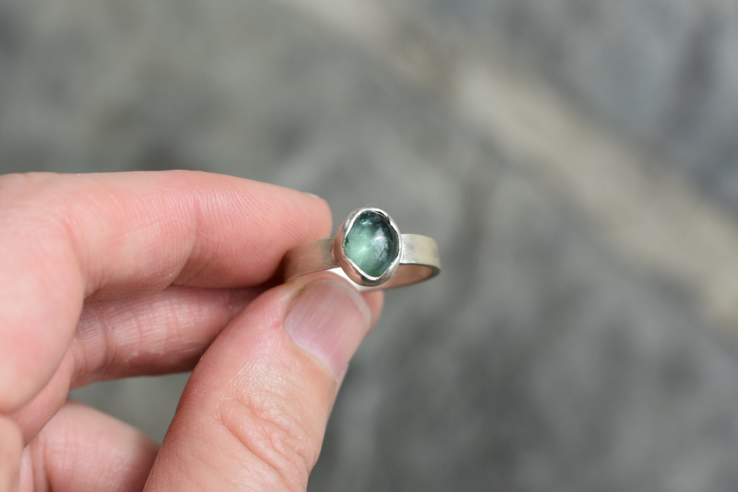 "Clear Pond" Kyanite Ring #1