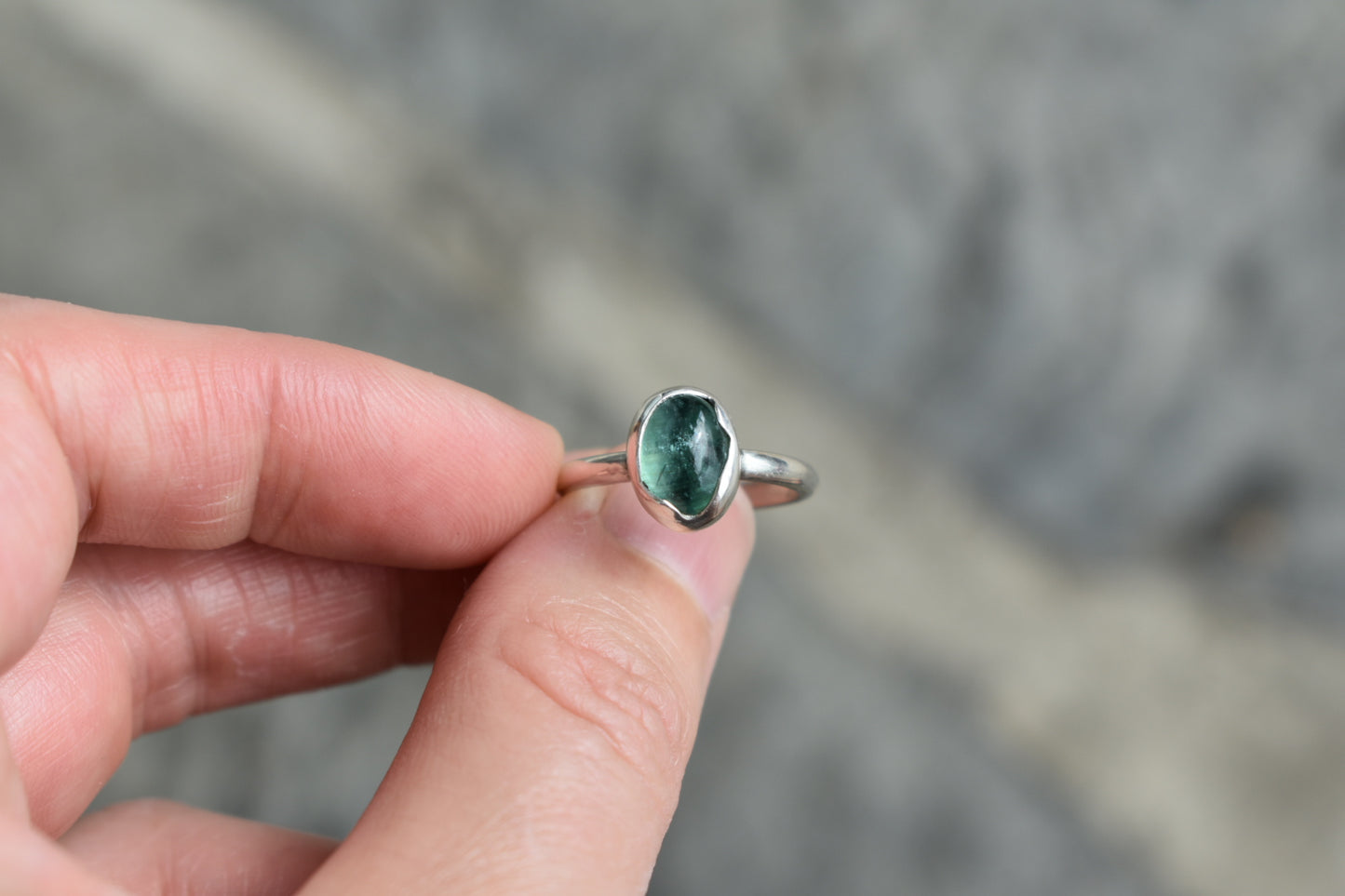 Clear Pond Kyanite Ring #2