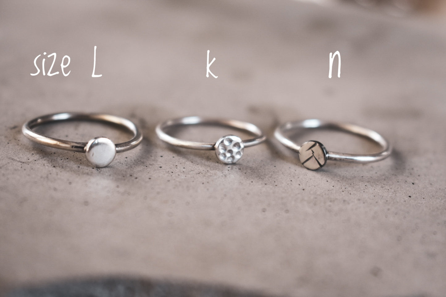 Round stacking Rings